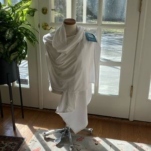 Never worn white SPF wrap